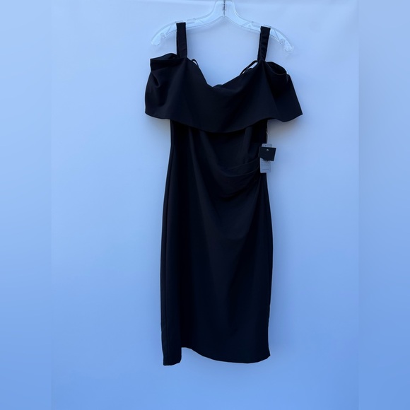 Marina Black Midi Sheath Off-the-Shoulder Bodycon
Dress Size 12 - Picture 14 of 16